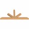 Ekena Millwork Saratoga Timber Gable Bracket, Western Red Cedar, 96"W x 44"H x 5 1/2"D x 5 1/2"F, 11/12 Pitch GBW096X44X0606SAR00SWR - alternate 5